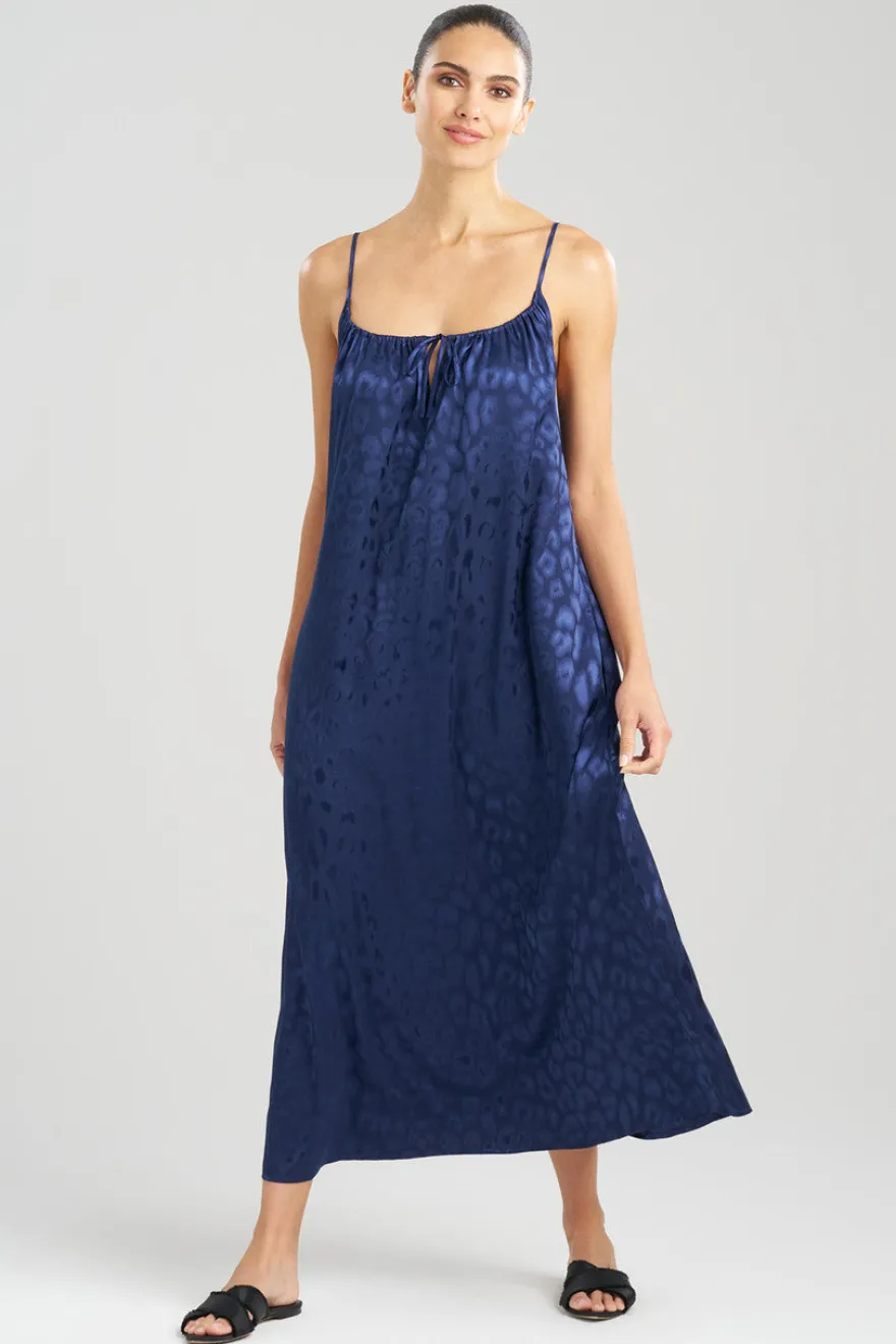 Decadence Tie Front Slip Dress
