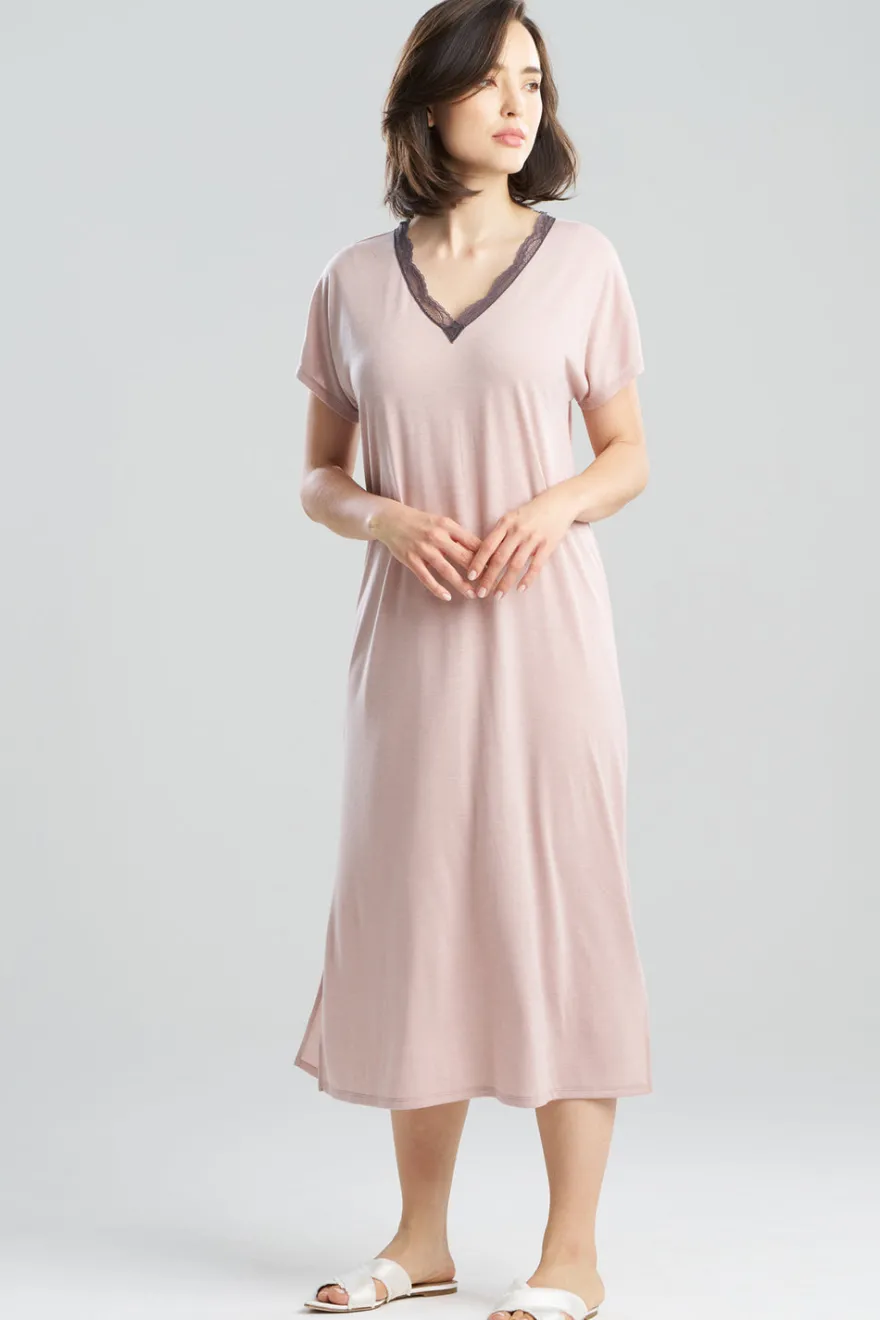 Dhalia Knit Jersey Lace Lounger