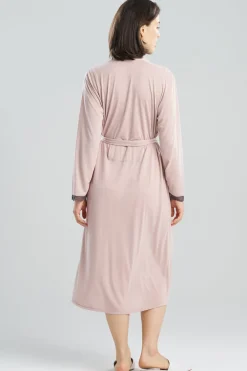 Dhalia Knit Jersey Lace Robe