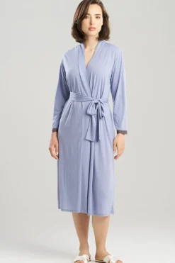 Dhalia Knit Jersey Lace Robe