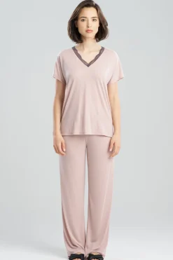 Dhalia Knit Jersey Lace Short Sleeve PJ