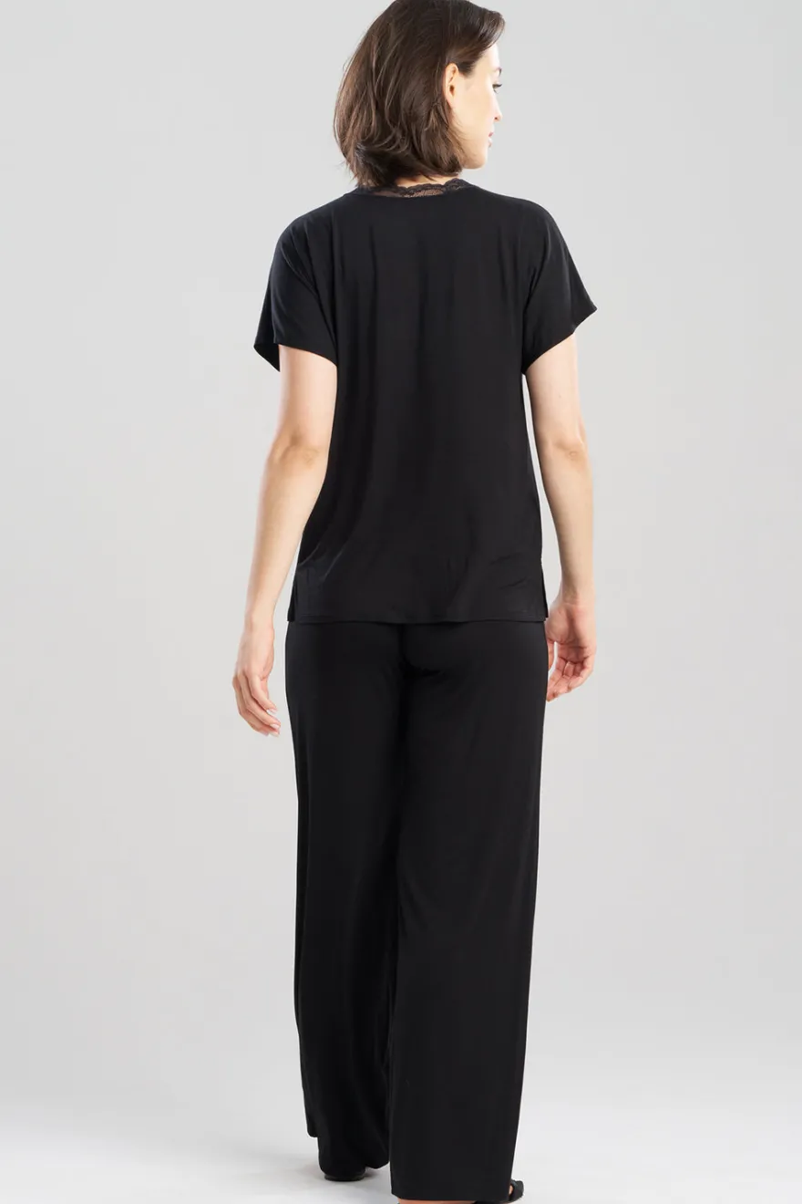 Dhalia Knit Jersey Lace Short Sleeve PJ