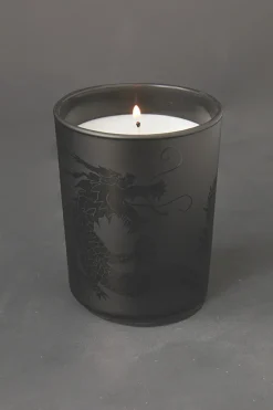 Dragon Etched Candle