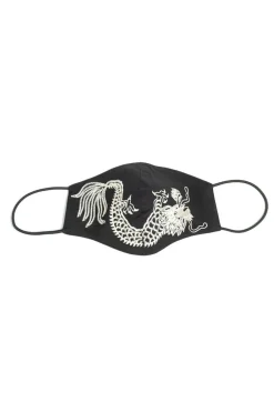 Embroidered Dragon Face Mask