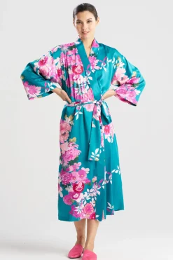 Empress Printed Satin Robe