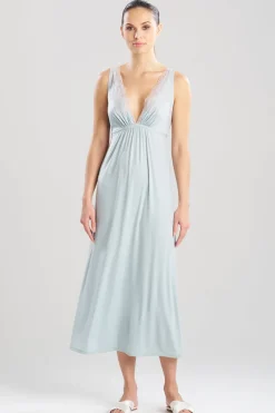 Enchant Lace Applique V-Neck Slip Dress