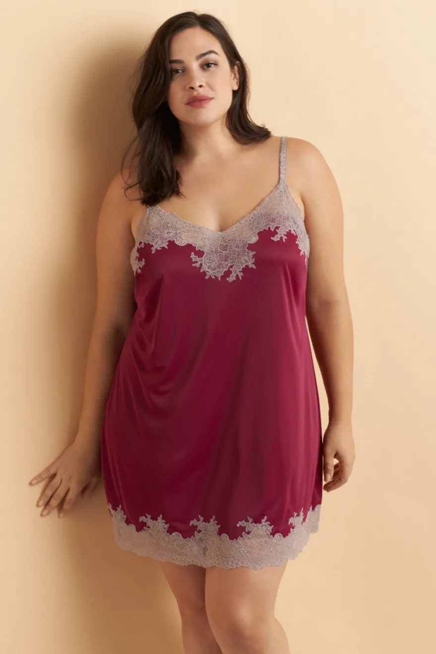 Enchant Lace Trim Chemise