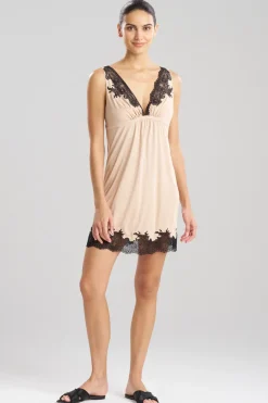 Enchant V-Neck Lace Applique Chemise