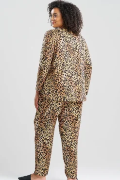 Exotic Animal Cozy Knit V-Neck PJ