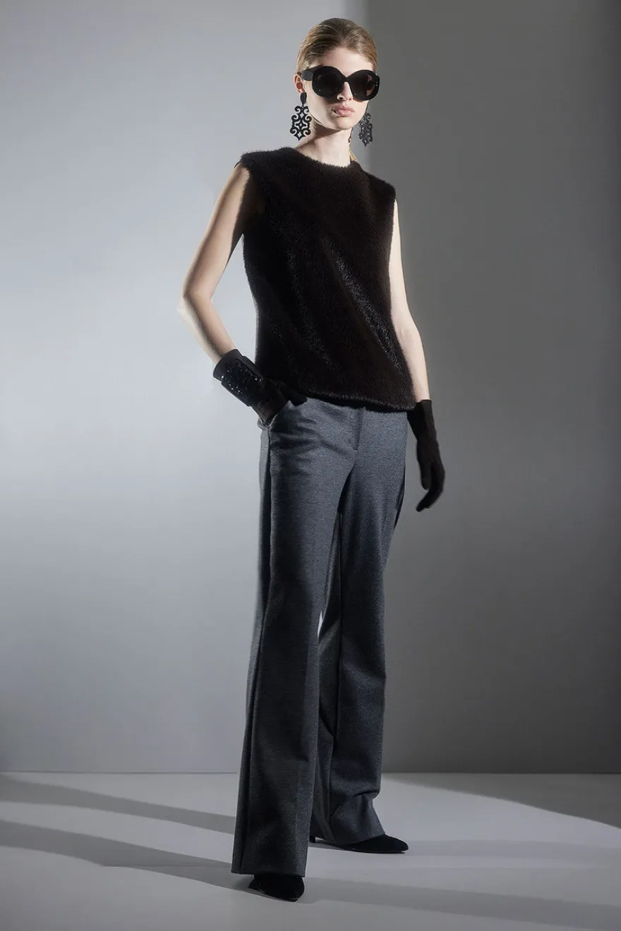Faux Mink Top