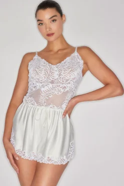 Feathers Boudoir Romper