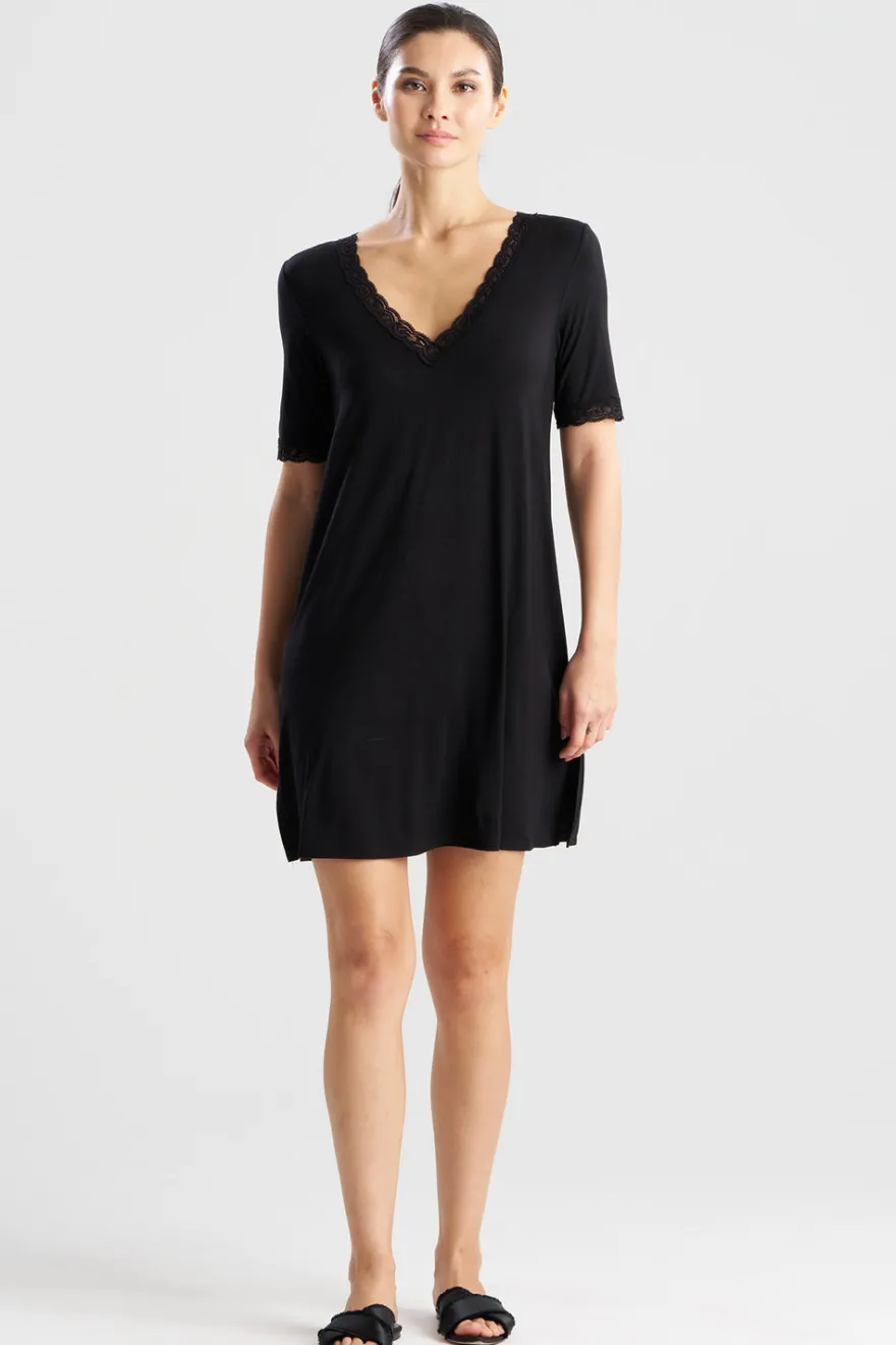 Feathers Essentials Lenzing™ Ecovero™ Viscose Lace Sleepshirt
