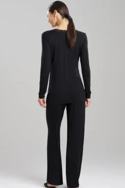 Feathers Essentials Lenzing™ Ecovero™ Viscose Long Sleeve Lace PJ