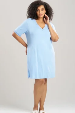 Feathers Essentials Lenzing™ Ecovero™ Viscose Lace Sleepshirt