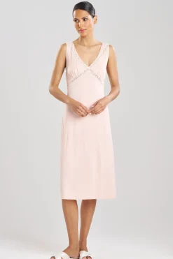 Feathers Essentials Lenzing™ Ecovero™ Viscose Lace Applique Slip Dress