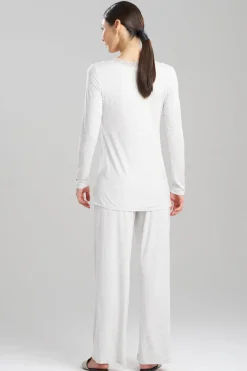 Feathers Essentials Lenzing™ Ecovero™ Viscose Long Sleeve Lace PJ