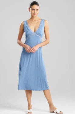 Feathers Essentials Lenzing™ Ecovero™ Viscose Lace Applique Slip Dress