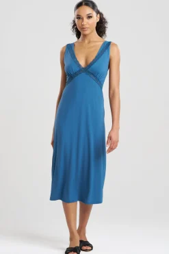 Feathers Essentials Lenzing™ Ecovero™ Viscose Lace Applique Slip Dress