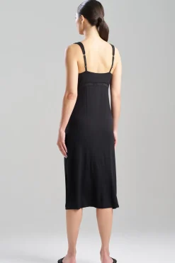 Feathers Essentials Lenzing™ Ecovero™ Viscose Lace Applique Slip Dress