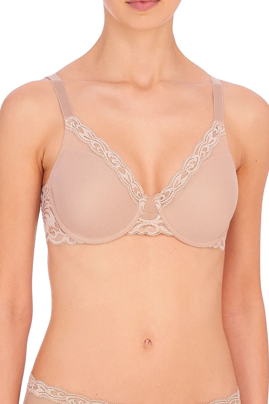 Feathers Full Figure Contour Underwire Bra