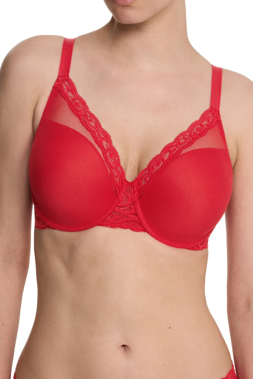 Feathers Full Figure Contour Underwire Bra