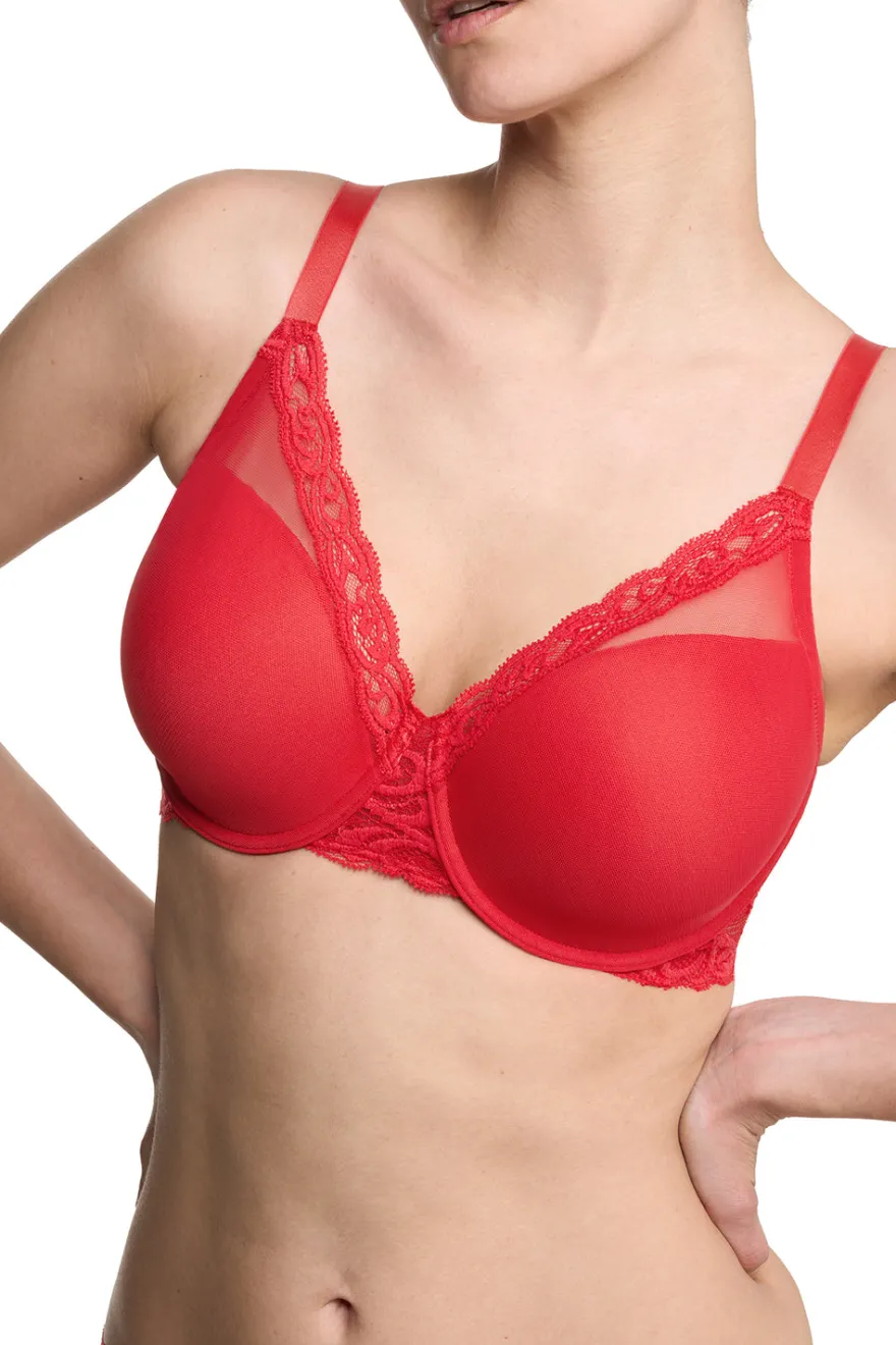 Feathers Full Figure Contour Underwire Bra