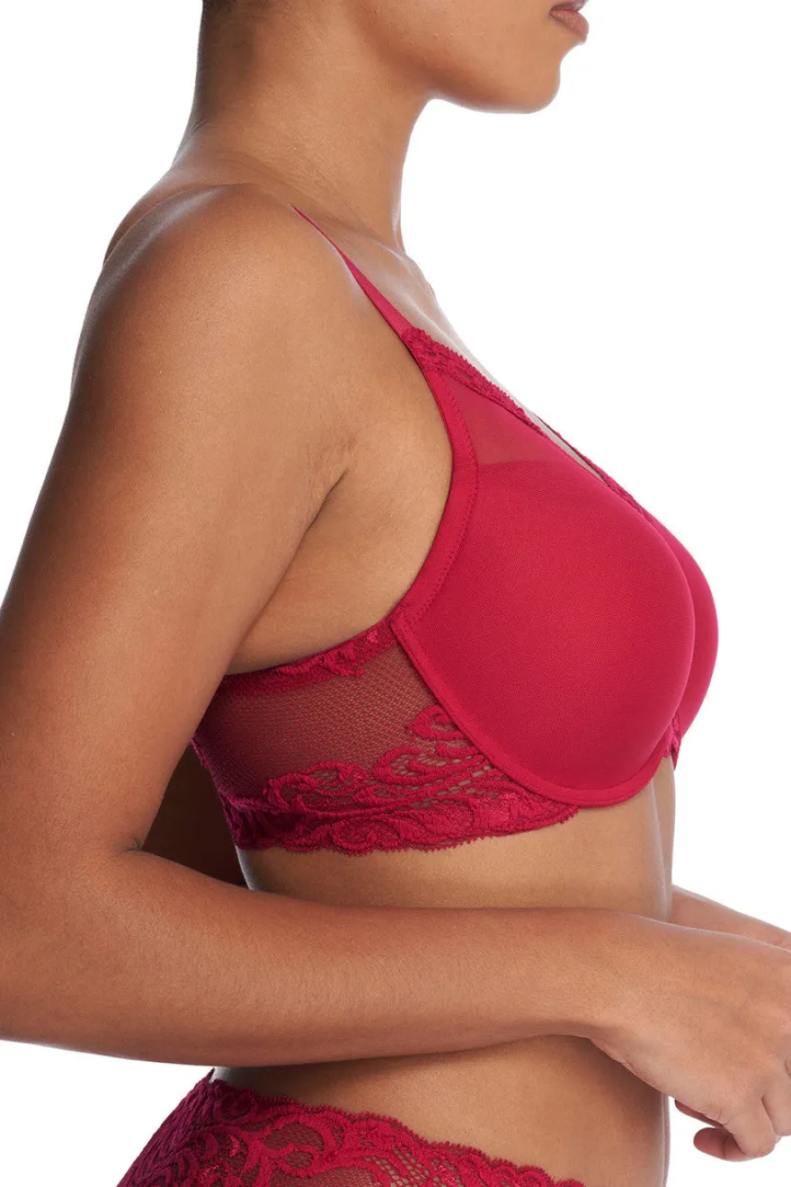 Feathers Full Figure Contour Underwire Bra