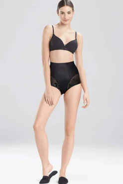 Feathers High-Waisted Control Top Brief