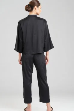 Feathers Satin Essentials Mandarin PJ