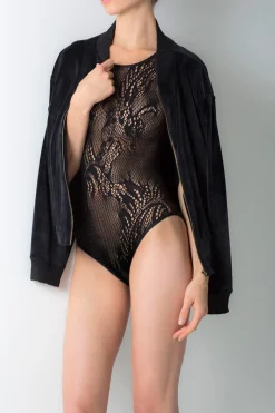 Feathers Short Sleeve Bodysuit
