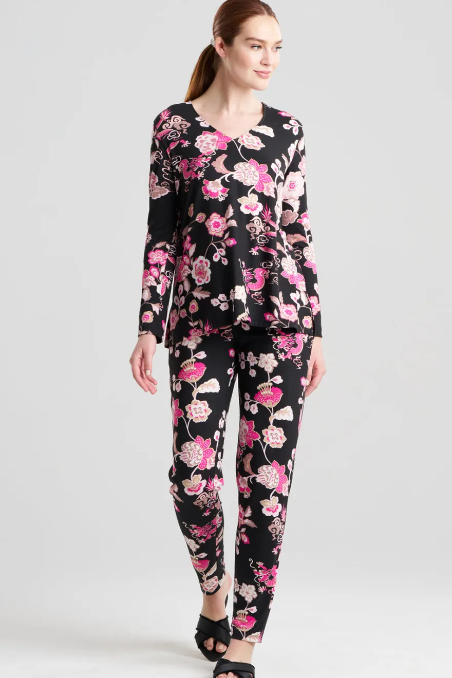 Fleur Dragon Cozy Knit Long Sleeve PJ