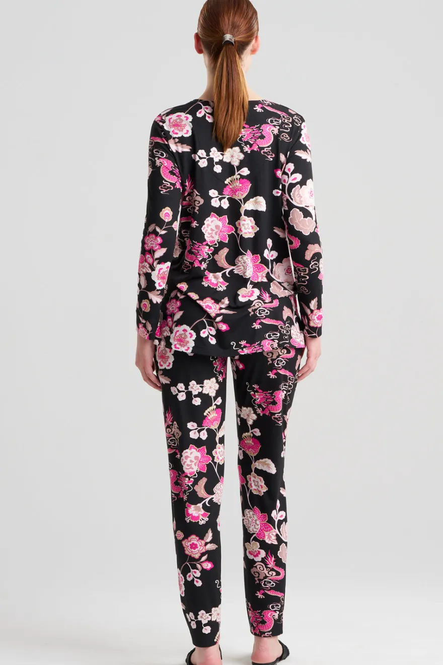 Fleur Dragon Cozy Knit Long Sleeve PJ