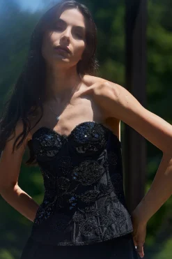 Floral Beaded Corset