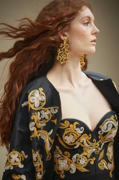 Floral Embroidered Corset
