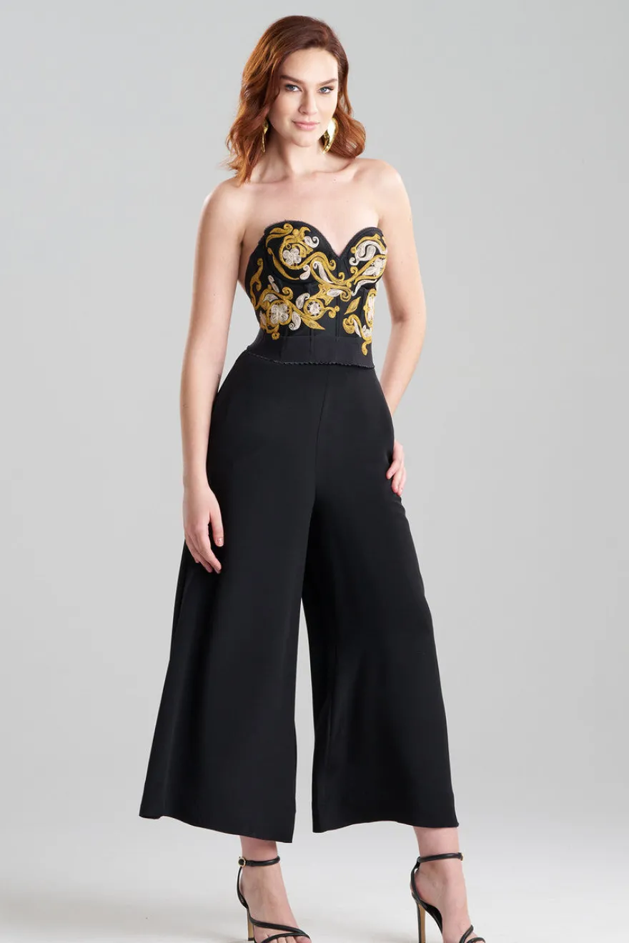 Floral Embroidered Corset