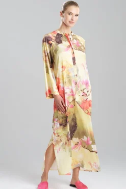 Floral Garden Zip Caftan