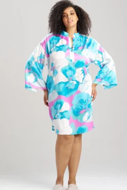 Floria Printed Satin Sleepshirt