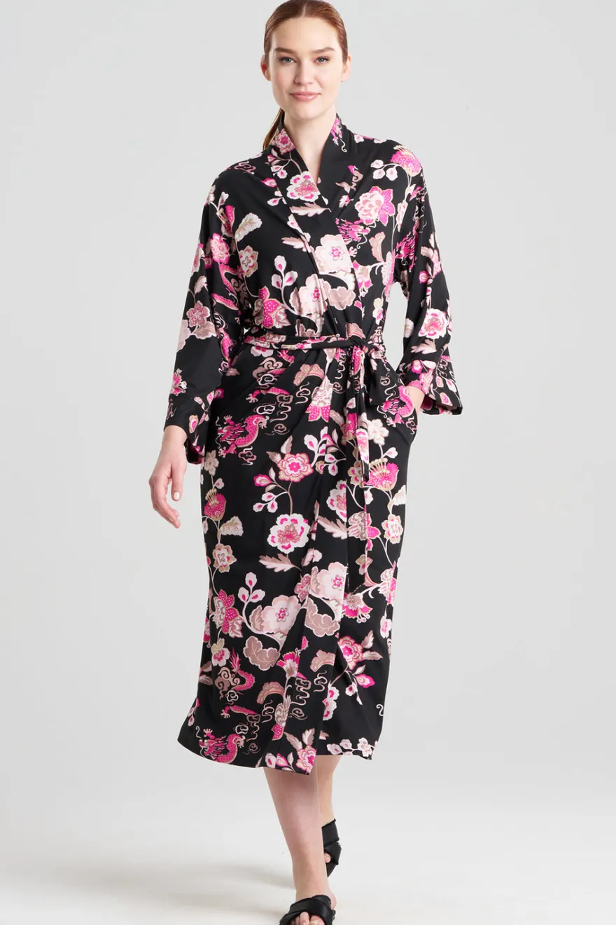 Fluer Dragon Cozy Knit Robe