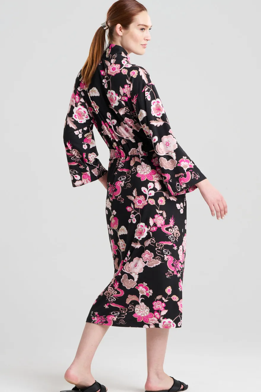 Fluer Dragon Cozy Knit Robe