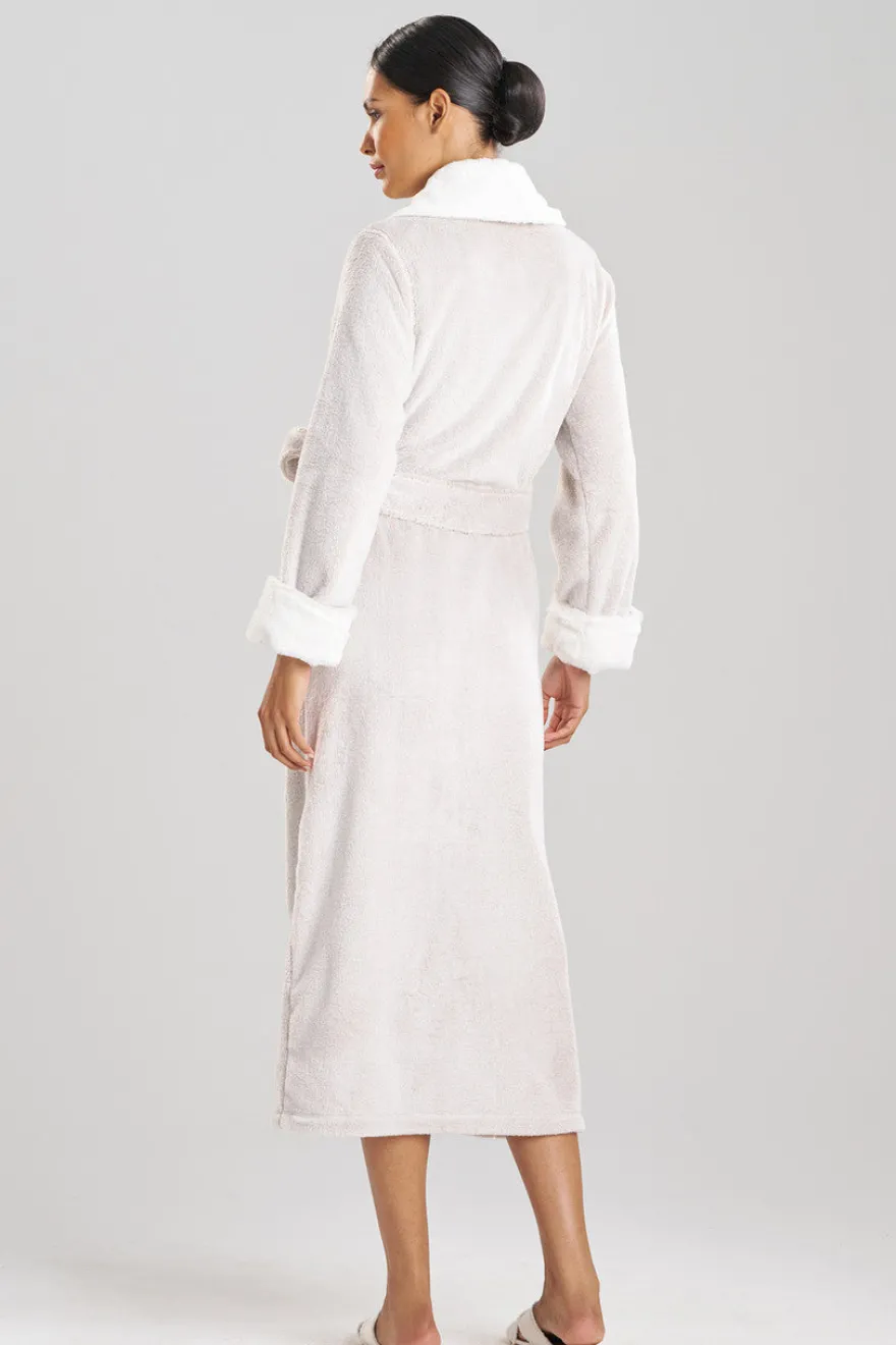 Frosted Faux Fur Robe