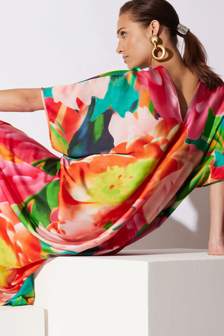 Garbo V-Neck Caftan