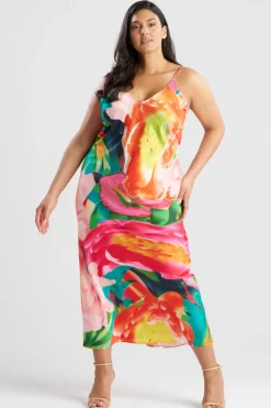 Garbo V-Neck Slip Dress