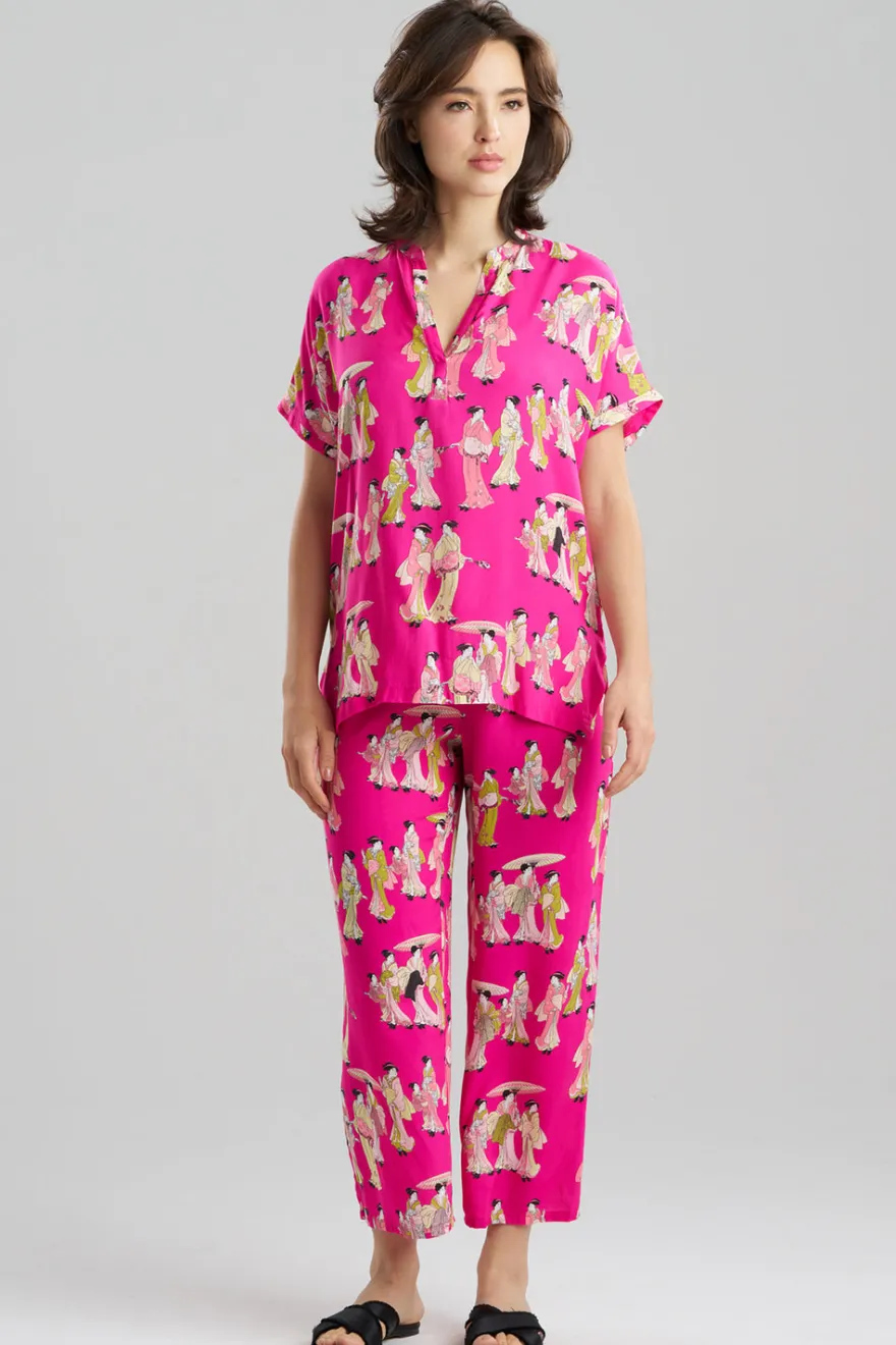 Geisha Challis Mandarin PJ Set