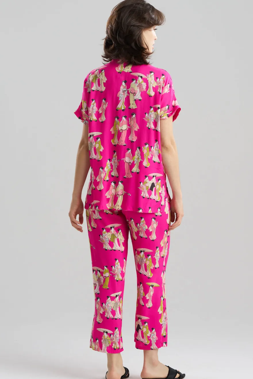 Geisha Challis Mandarin PJ Set