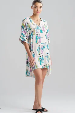 Geisha Challis V-Neck Sleepshirt