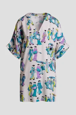 Geisha Challis V-Neck Sleepshirt
