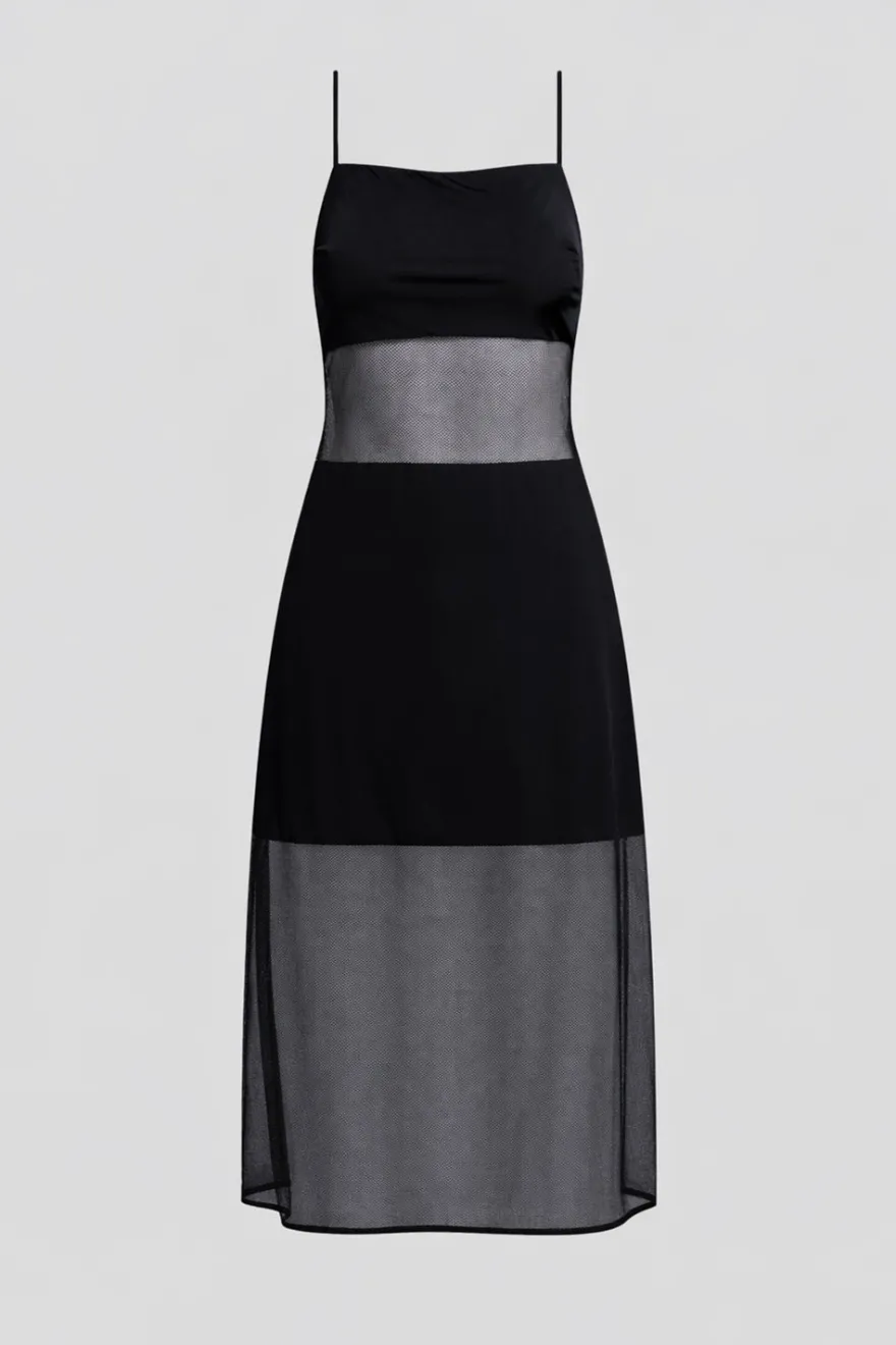 Gisele Mesh Slip Dress
