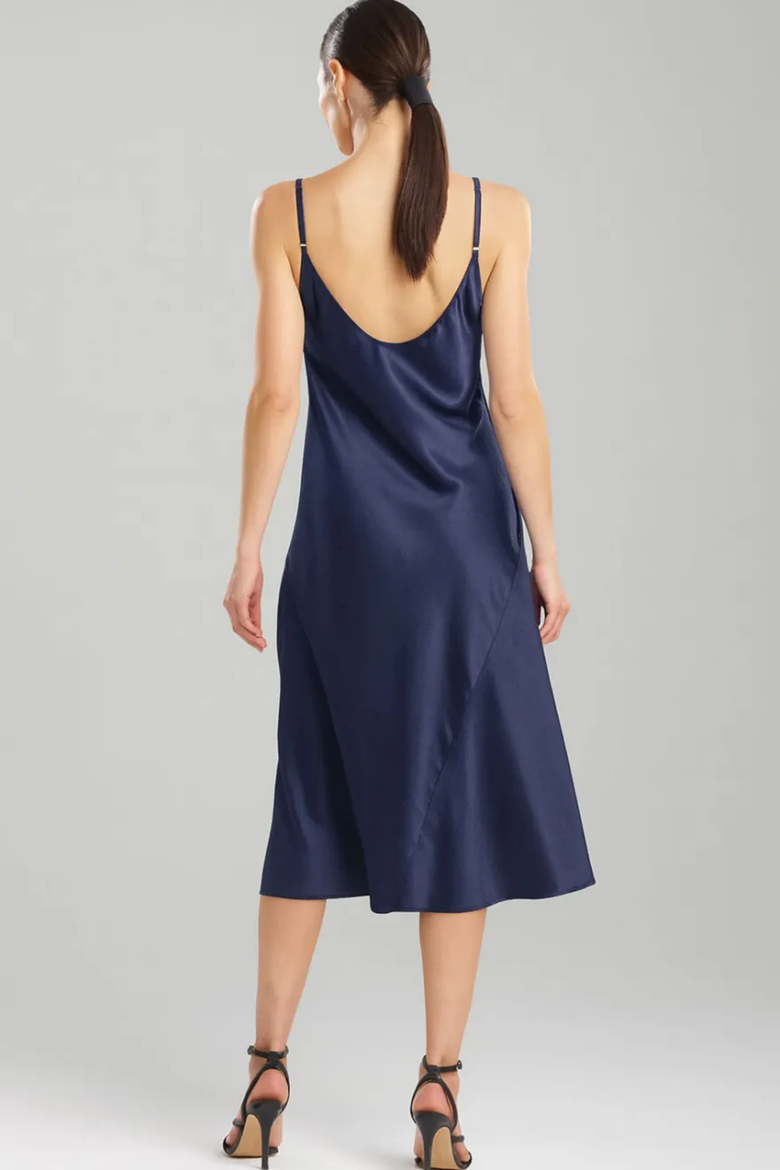 Glamour Scoop Neck Slip Dress