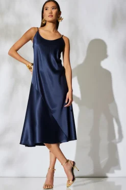 Glamour Scoop Neck Slip Dress