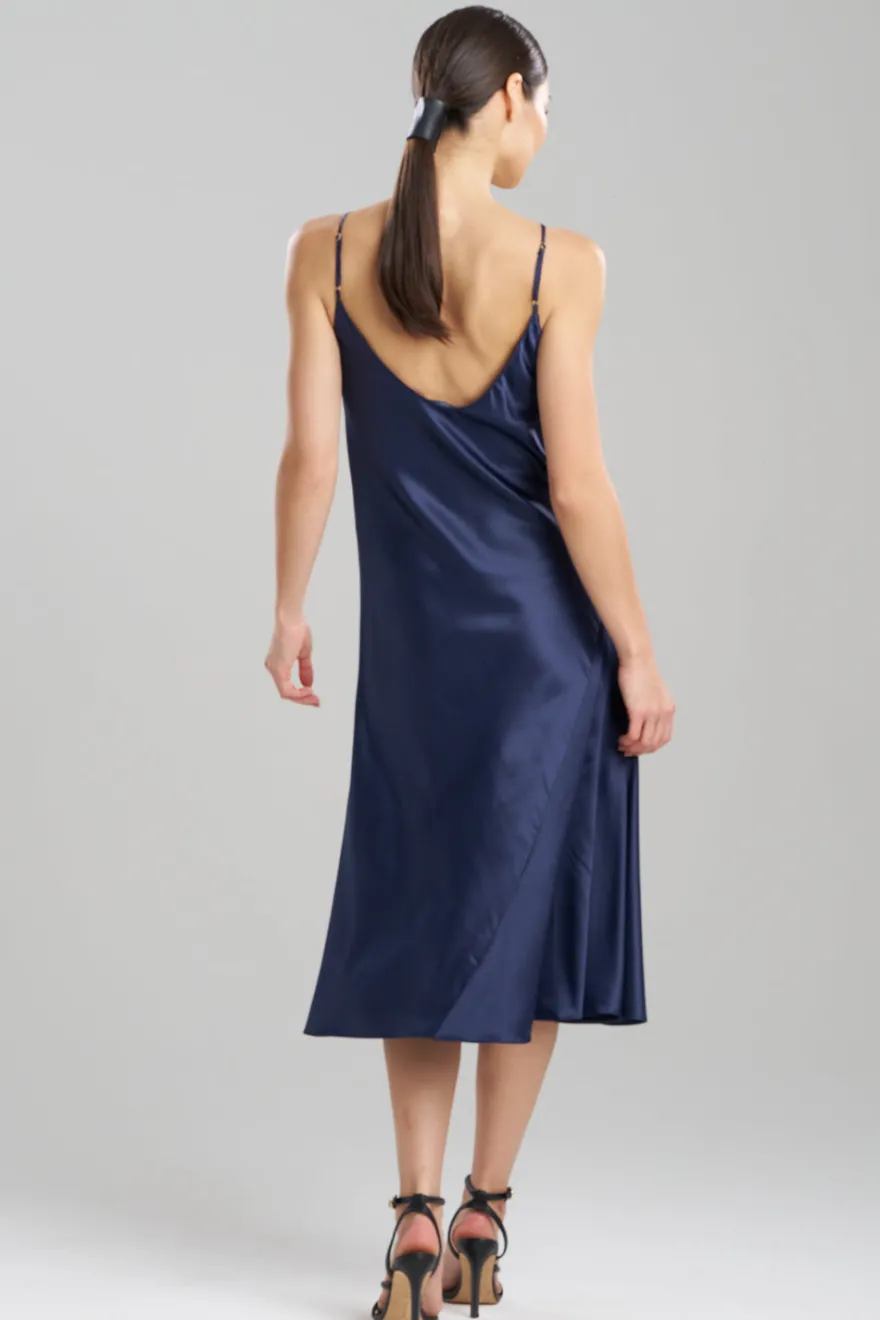 Glamour Scoop Neck Slip Dress